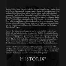 Load image into Gallery viewer, Digitally Enhanced and Restored 1936 Pedro Albizu Campos Photo Print - Puerto Rican Revolutionary Don Pedro Albizu Campos Portrait Photo Wall Art Poster