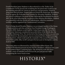 Load image into Gallery viewer, Digitally Restored and Enhanced 1828 James Madison Portrait Photo Print - Old James Madison President of the United States of America Wall Art Poster