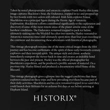 Load image into Gallery viewer, Digitally Restored and Enhanced 1916 Ernest Shackleton's Antarctic Endurance Expedition Photo Print - Old Shackleton's Journey Sailing Ship Poster Photo