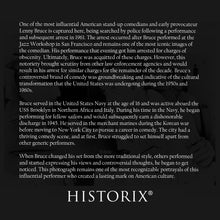 Load image into Gallery viewer, Digitally Restored and Enhanced 1961 Lenny Bruce Photo Print - The Arrest of Standup Comedian Lenny Bruce Poster - Photo of Lenny Bruce at Police Station