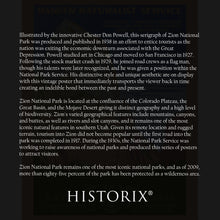 Load image into Gallery viewer, Digitally Restored and Enhanced 1938 Zion National Park Travel Poster - Vintage Zion National Park Poster Print Ranger Naturalist Service Wall Art Poster