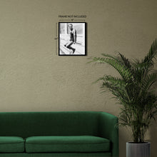 Load image into Gallery viewer, Digitally Restored and Enhanced 1929 Unframed Duke Kahanamoku Sitting on Railing Print Photo - Vintage Olympic Swimmer Duke Kahanamoku Poster Wall Art