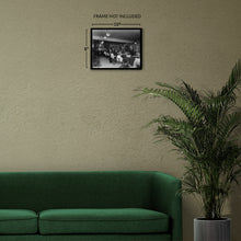 Load image into Gallery viewer, Digitally Restored and Enhanced 1919 Photo of a Crowded Bar Before Wartime Prohibition New York City Poster Print - Vintage New York City Wall Art