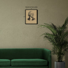 Load image into Gallery viewer, Digitally Restored and Enhanced 1827 George Washington Portrait Painted by Rembrandt Peale - Restored Painting of George Washington Poster
