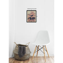 Load image into Gallery viewer, Digitally Restored and Enhanced 1938 Grand Canyon National Park Travel Poster - Vintage Grand Canyon Poster Print - Grand Canyon Rock Formation Wall Art