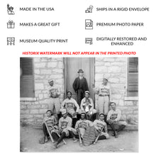 Load image into Gallery viewer, Digitally Restored and Enhanced 1899 African American Baseball Players Photo Print - Baseball Players from Morris Brown College at Atlanta Georgia Poster