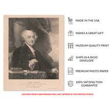 Cargar imagen en el visor de la galería, Digitally Restored and Enhanced 1828 John Adams Portrait Photo - Restored United States President John Adams Poster - Old John Adams Picture Wall Art