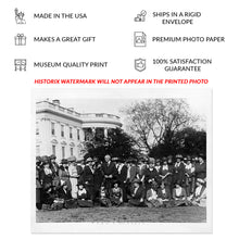 Load image into Gallery viewer, Digitally Restored and Enhanced 1921 New National Women's Party at The White House Poster Photo - Women Asking for Equal Rights Legislation Wall Art Print