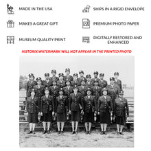 Load image into Gallery viewer, Digitally Restored and Enhanced 1944 First Black American Nurses in England Portrait Photo - Military Service Women Nurses in England Poster Print