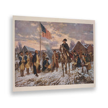 Load image into Gallery viewer, Digitally Restored and Enhanced1911 George Washington at Valley Forge Print Photo - Restored President George Washington Valley Forge Poster Wall Art