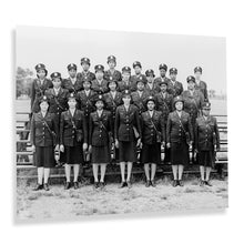 Load image into Gallery viewer, Digitally Restored and Enhanced 1944 First Black American Nurses in England Portrait Photo - Military Service Women Nurses in England Poster Print