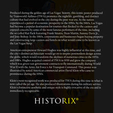 Load image into Gallery viewer, Digitally Restored and Enhanced 1960 Las Vegas Travel Poster Print - Vintage Airline Poster of Las Vegas - Old Las Vegas Fly TWA Poster by David Klein