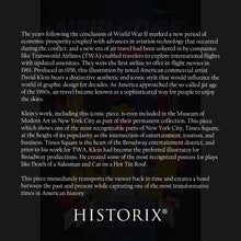 Cargar imagen en el visor de la galería, Digitally Restored and Enhanced 1956 New York Travel Poster Print - Vintage Airline Poster Fly TWA Abstract Times Square New York Wall Art by David Klein