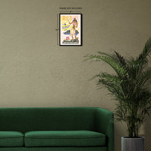 Load image into Gallery viewer, Digitally Restored and Enhanced 1950 Hawaii Travel Poster Print - Restored United Air Lines Hawaii Only Hours Away Via Mainliner Travel Poster Wall Art