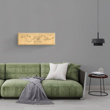 Cargar imagen en el visor de la galería, Digitally Restored and Enhanced 1811 Mississippi River Map Canvas - Canvas Wrap Vintage Wall Map of Mississippi River - Historic Mississippi Poster - Old Mississippi Map From Source To Missouri Mouth