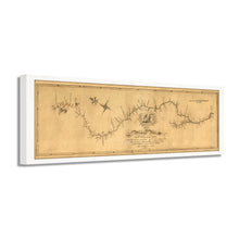 Cargar imagen en el visor de la galería, Digitally Restored and Enhanced 1811 Mississippi River Map - Framed Vintage Map of The Mississippi River - Old Wall Map of Mississippi Poster - Restored Mississippi Map Print