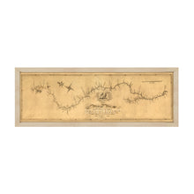 Cargar imagen en el visor de la galería, Digitally Restored and Enhanced 1811 Mississippi River Map - Framed Vintage Map of The Mississippi River - Old Wall Map of Mississippi Poster - Restored Mississippi Map Print