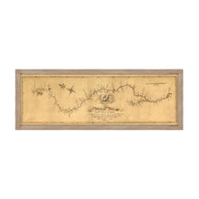 Cargar imagen en el visor de la galería, Digitally Restored and Enhanced 1811 Mississippi River Map - Framed Vintage Map of The Mississippi River - Old Wall Map of Mississippi Poster - Restored Mississippi Map Print
