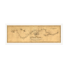 Cargar imagen en el visor de la galería, Digitally Restored and Enhanced 1811 Mississippi River Map - Framed Vintage Map of The Mississippi River - Old Wall Map of Mississippi Poster - Restored Mississippi Map Print