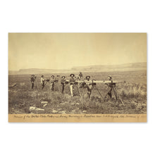 Load image into Gallery viewer, Digitally Restored and Enhanced 1883 United States Geological Survey Members Photo Print - US Geological Survey Members Near Fort Wingate New Mexico Poster