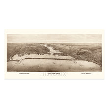 Load image into Gallery viewer, Digitally Restored and Enhanced 1915 The Twin Ports Superior Wisconsin Duluth Minnesota Map - Duluth MN Map History - Old Map of Superior Wisconsin Poster