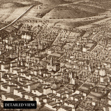 Load image into Gallery viewer, Digitally Restored and Enhanced 1915 The Twin Ports Superior Wisconsin Duluth Minnesota Map - Duluth MN Map History - Old Map of Superior Wisconsin Poster