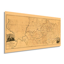Load image into Gallery viewer, Digitally Restored and Enhanced 1818 Kentucky State Map from Actual Survey - Vintage Map of Kentucky Wall Art - Kentucky Map Poster - Map of KY - Kentucky Wall Decor Print - Home Decor Artwork