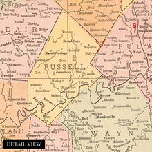Load image into Gallery viewer, Digitally Restored and Enhanced 1905 Kentucky State Map - Vintage Kentucky Map Wall Art - Kentucky Artwork for Walls - Map of KY - Kentucky Map Poster - Kentucky Wall Decor - Kentucky Home Decor