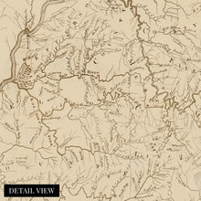 Load image into Gallery viewer, Digitally Restored and Enhanced 1793 Kentucky Map - Vintage Map of Kentucky Poster - Old Kentucky Wall Art - History Map of KY from Actual Surveys