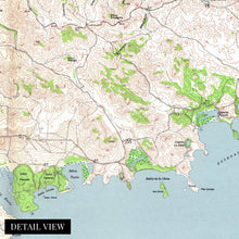 Load image into Gallery viewer, Digitally Restored and Enhanced 1951 Vieques Island Puerto Rico Map - Puerto Rico Vintage Map - Isla de Viques Puerto Rico Map Wall Art - Map of Puerto Rico Poster - Mapa de Puerto Rico Poster