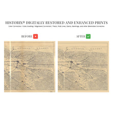 Cargar imagen en el visor de la galería, Digitally Restored and Enhanced 1915 Los Angeles California Map - Map of Los Angeles & San Gabriel Mountains - Old Map of Los Angeles California Wall Art