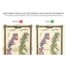 Load image into Gallery viewer, 1858 Lower Mississippi River Map - Vintage Wall Map of Mississippi River - History Map of the Mississippi River - Old Chart of the Lower Mississippi River Wall Art Poster