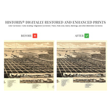 Load image into Gallery viewer, Digitally Restored and Enhanced 1883 Superior Wisconsin Map - Vintage Superior Map of Wisconsin Wall Art - Old City of Superior Map of Wisconsin Poster