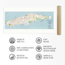 Load image into Gallery viewer, Digitally Restored and Enhanced 1951 Vieques Island Puerto Rico Map - Puerto Rico Vintage Map - Isla de Viques Puerto Rico Map Wall Art - Map of Puerto Rico Poster - Mapa de Puerto Rico Poster