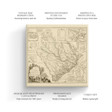 Cargar imagen en el visor de la galería, Digitally Restored and Enhanced 1773 South Carolina Map Canvas Art - Canvas Wrap Vintage Wall Map of South Carolina Poster - Old South Carolina State Map - Restored Province of South Carolina Wall Art