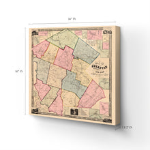 Load image into Gallery viewer, Digitally Restored and Enhanced 1856 Sullivan County NY Map Canvas - Canvas Wrap Vintage New York Map Poster - Old Map Of New York State - Restored Sullivan County New York Canvas Wall Art
