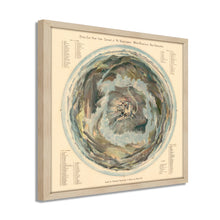 Cargar imagen en el visor de la galería, Digitally Restored and Enhanced 1908 Mount Washington Map - Framed Vintage Mt Washington New Hampshire Wall Art - Bird's Eye View From Summit of Mt Washington White Mountains Map