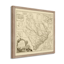 Cargar imagen en el visor de la galería, Digitally Restored and Enhanced 1773 South Carolina Map - Framed Vintage South Carolina State Map - Old Wall Map of South Carolina Poster - Province of South Carolina Wall Art