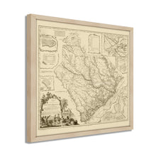 Cargar imagen en el visor de la galería, Digitally Restored and Enhanced 1773 South Carolina Map - Framed Vintage South Carolina State Map - Old Wall Map of South Carolina Poster - Province of South Carolina Wall Art
