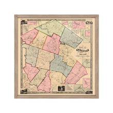 Load image into Gallery viewer, Digitally Restored and Enhanced 1856 Sullivan County NY Map - Framed Vintage Map of New York State - Old New York Map Poster - Restored Sullivan County Wall Art from Actual Surveys