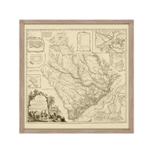 Cargar imagen en el visor de la galería, Digitally Restored and Enhanced 1773 South Carolina Map - Framed Vintage South Carolina State Map - Old Wall Map of South Carolina Poster - Province of South Carolina Wall Art