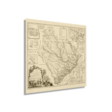 Load image into Gallery viewer, Digitally Restored and Enhanced 1773 Map of South Carolina - Vintage Map Wall Art - American Revolution South Carolina Map Poster - Old South Carolina Map Art - Vintage South Carolina Map Print