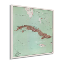 Load image into Gallery viewer, Digitally Restored and Enhanced 1962 Cuba Map Print - Vintage Map of Cuba Poster - Old Mapa de Cuba Wall Art - Republic of Cuba History Map