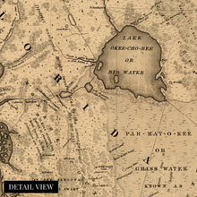 Load image into Gallery viewer, Digitally Restored and Enhanced 1846 Florida Map Poster - Vintage Map Wall Art - Florida State Wall Map - Florida Keys Map - Cedar Key Florida - Vintage Florida Poster - Vintage Florida Map
