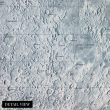Load image into Gallery viewer, Digitally Restored and Enhanced 1966 Lunar Moon Map Poster - Lunar Map - Moon Poster Vintage Map with Data Table - Print of the Moon Wall Map - Lunar Poster - USAF Lunar Reference Mosaic