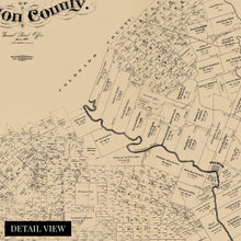 Cargar imagen en el visor de la galería, Digitally Restored and Enhanced 1895 Wharton County Texas Map - Vintage Wharton County Wall Art - Historic El Campo Texas Map Poster - Texas Vintage Map Print - Wharton County Map from General Land Office