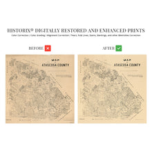 Cargar imagen en el visor de la galería, Digitally Restored and Enhanced 1879 Atascosa County Texas Map - Vintage Map of Atascosa County Wall Art - Old Atascosa County Map Poster - History Map of Atascosa County TX Showing Land Ownership