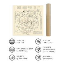 Cargar imagen en el visor de la galería, Digitally Restored and Enhanced 1137 Hua Yi Tu China Map - Vintage Map of China Poster - Old Wall Map of China in Chinese - History Map of China Wall Art - Historic China Wall Map in Nan Song Dynasty