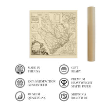 Load image into Gallery viewer, Digitally Restored and Enhanced 1773 Map of South Carolina - Vintage Map Wall Art - American Revolution South Carolina Map Poster - Old South Carolina Map Art - Vintage South Carolina Map Print