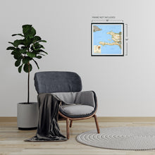 Cargar imagen en el visor de la galería, Digitally Restored and Enhanced 1994 Haiti Map Print - Republic of Haiti Wall Art - History Map of Haiti Poster - Old Port-Au-Prince Map of Haiti